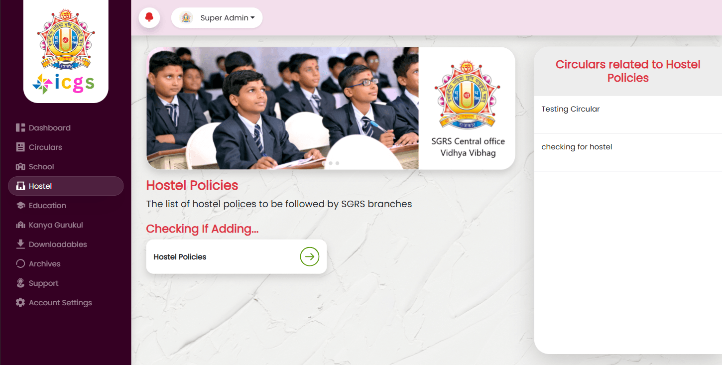 SGRS Education User