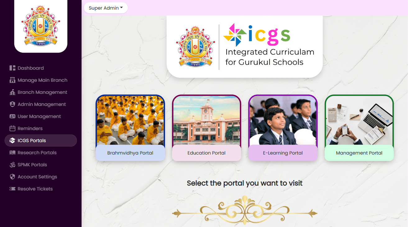 SGRS SUPERADMIN
