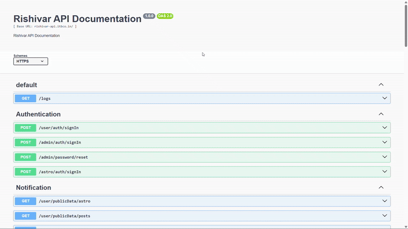 Rishivar Backend App